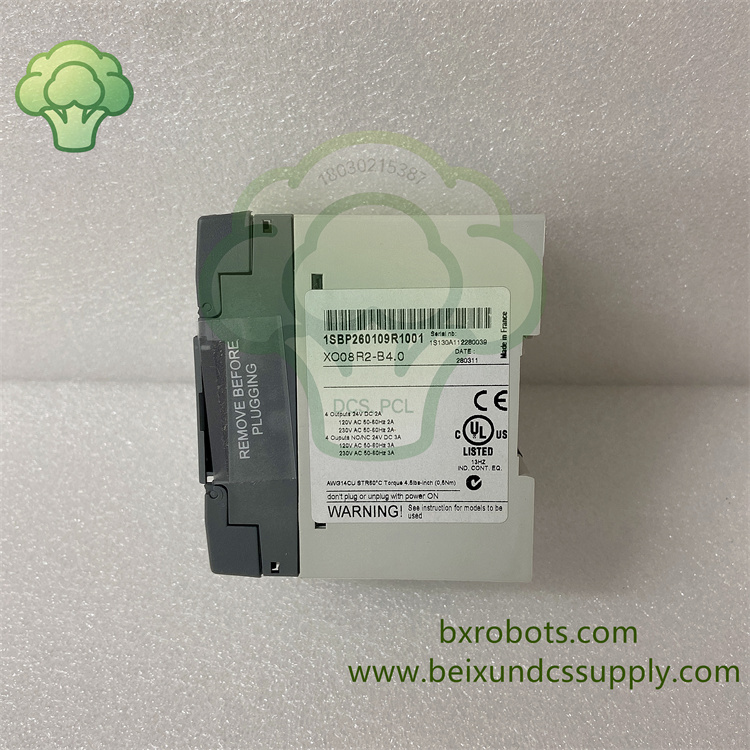 ABB XO08R2 1SBP260109R1001 继电器输出扩展模块