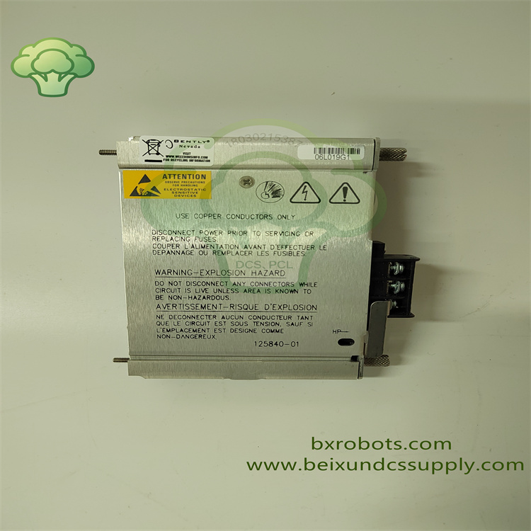 <strong>BENTLY 125840‑01 3500/15 高压交流电源输入模块</strong>
