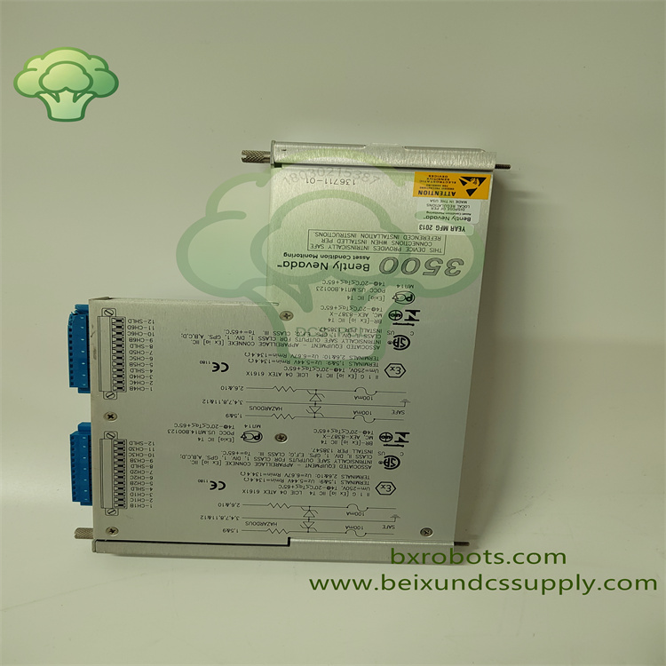 <strong>BENTLY 136711‑01 3500‑60 内部屏障温度 I/O 模块</strong>