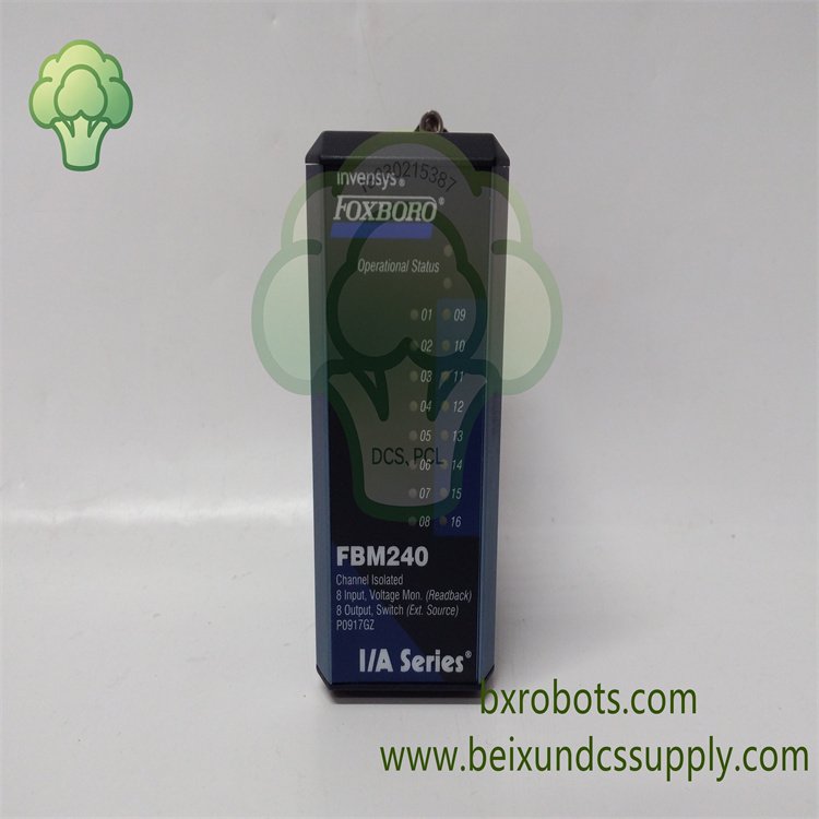 <strong>Foxboro FBM240 P0917GZ 8DI8DO 混合开关量 I/O </strong>